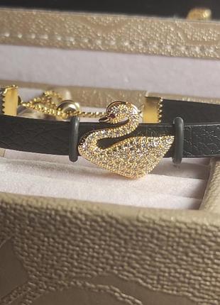 Браслет- слайдер в стиле сваровски