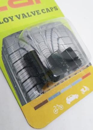Ковпачки для ніпелів алюмінієві 4 в комплекті2 фото