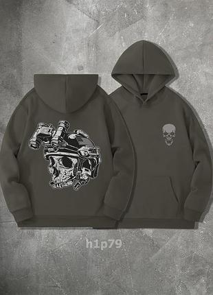 Худи трехнитка с принтом на спине🔥😍