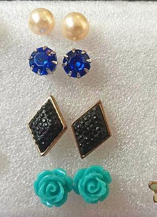 Сережки гвіздочки // пусети