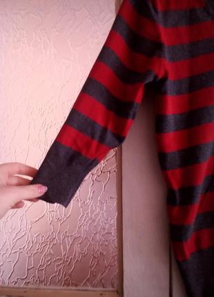 Полосатый джемпер кофта свитер4 фото