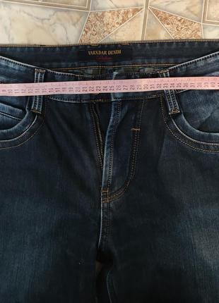 Чоловічі джинси з невеличким утепленням. розмір вказаний 34, заміри на фото. в дуже гарному стані, без жодних нюансів.5 фото