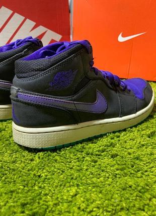 Nike air jordan1 mid grape4 фото