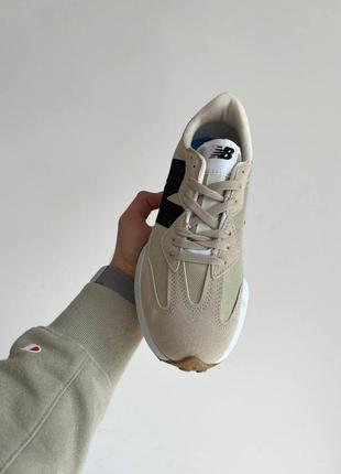 Кроссовки new balance nb 327 черно/бежевые2 фото