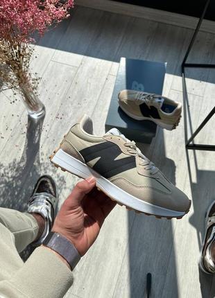 Кроссовки new balance nb 327 черно/бежевые6 фото