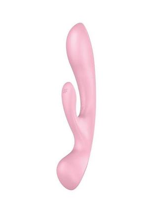 Вібратор-кролик satisfyer triple oh pink
