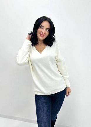 Жіночий пуловер з ангори "lamia"| норма3 фото