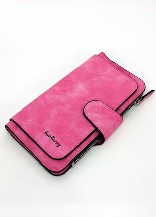 Женский кошелек портмоне клатч baellerry forever n2345, компактный кошелек девочке. цвет: малиновый