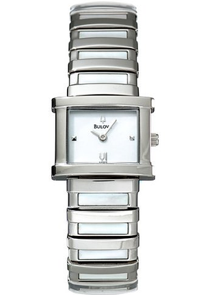 Изящные женские часы bulova, браслет из натурального перламутра, оригинал