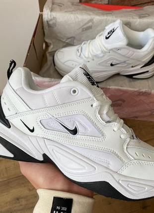 Кроссовки женские nike m2k tekno "white black"