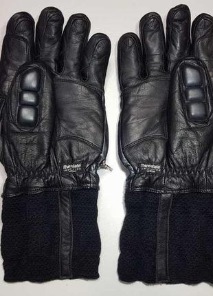 Мотоперчатки кожаные, reusch racing, сост. идеальное!