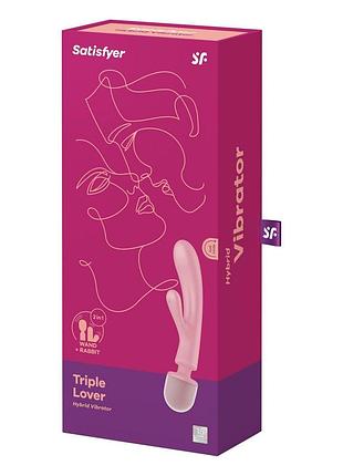 Вібратор satisfyer triple lover (pink) 6