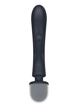 Вибратор-кролик с вибромассажером satisfyer triple lover grey, 3 мотора 5