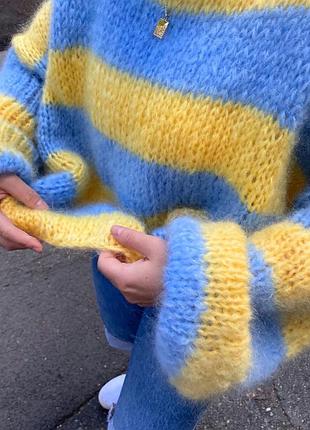 Свитер оверсайз из шерсти альпака