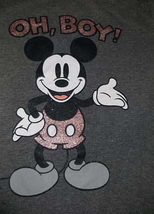 Кофточка реглан з міккі на 9-10років 2