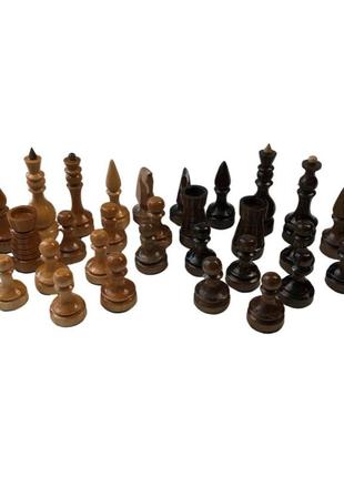 Комплект больших шахматных фигур из дерева, арт.8097256 фото