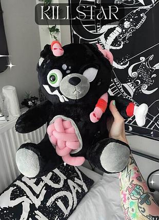 М’яка плюшева іграшка killstar • ведмежопик • готична іграшка для дорослих на подарунок