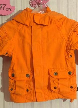 Помаранчева вітровка prenatal унісекс р. 68