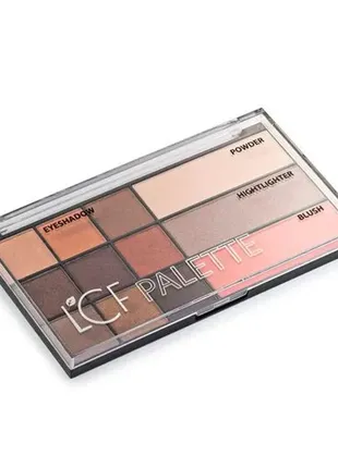 Новая палетка для лица lcf palette (тени+румяна+пудра+хайлайтер) тон 21 фото