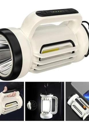 Мощный аккумуляторный фонарь кемпинговый с функцией power bank ch-22023, фонари для кемпинга camping