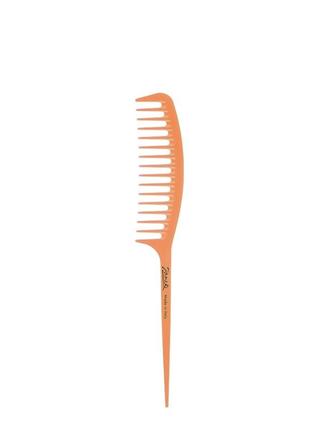 Гребень для волос с ручкой janeke fashion comb оранжевый