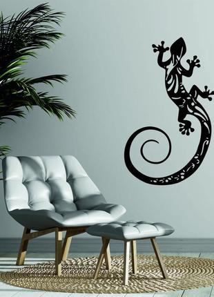 Декоративное настенное 3d панно «ящерица» декор на стену с объемом