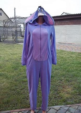( 44 р) флисовый комбинезон пижама кигуруми женский