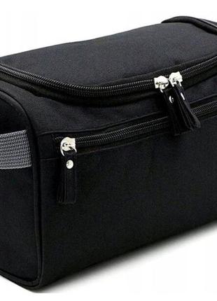 Дорожная косметичка несессер с крючком для подвешивания edibazzar черный
