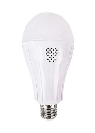 Светодиодная лампочка led emergency bulb с аккумулятором 20 вт / аккумуляторная аварийная лампочка в патрон3 фото