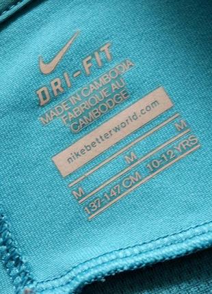 Подростковая футболка nike dri-fit спортивная футболка женская футболка спортивное поло7 фото