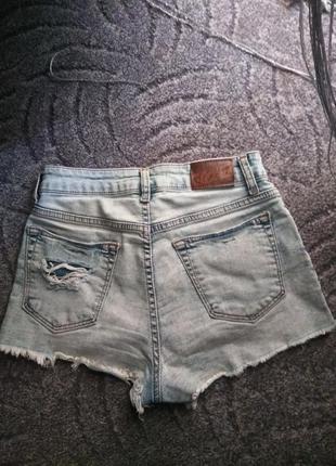 Шорты джинсовые рваные2 фото