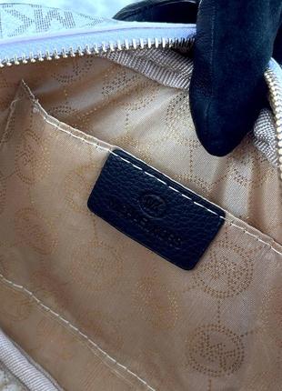 Брендова жіноча біла сумка кросс боді michael kors  люкс якості корс3 фото