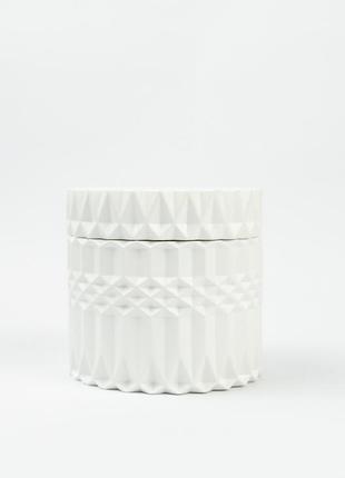 Аромасвічка romantic tea spa white 100% wood wax 200g 42h   nac 10805 фото