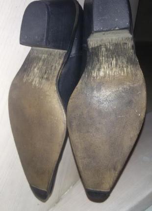 Шкіряні чоботи в стилі western ,бренду slope (іспанія)  , розмір 368 фото