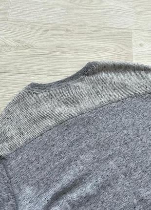 Крутой вафельный свитшот, джемпер diesel erastos waffle knit sweatshirt grey кофта6 фото