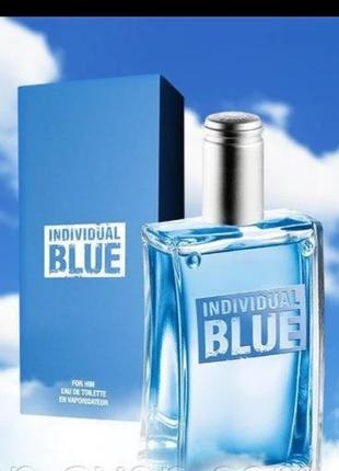 Туалетная вода для мужчин individual blue эйвон блу блю синий avon