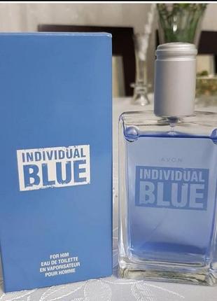 Туалетна вода для чоловіків individual blue ейвон блу блю синій avon2 фото