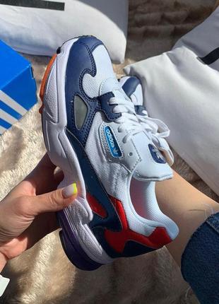 Кроссовки женские adidas falcon, белые (адидас фалькон, адидасы, кросівки)3 фото