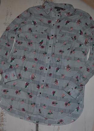 Шифоновая рубашка, блуза primark 10 размер