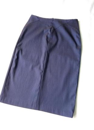 Женская одежда/ классическая юбка футляр синяя 💙 44/46 размер