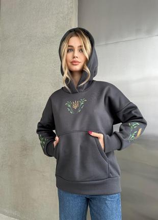 Худі оверсайз. гарний принт 42-46 розмір