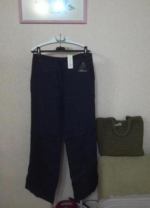 Шикарні італійські лляні штани dreamo, р. xl 14 (12/16)