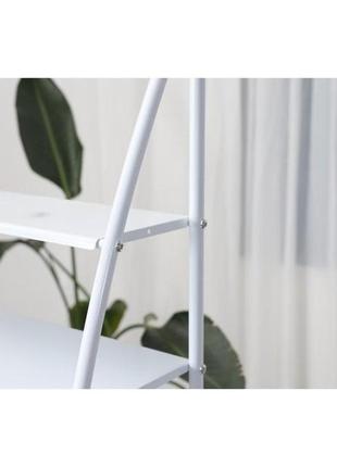 Стелаж над пральною машиною підлоговий bonro b12 білий