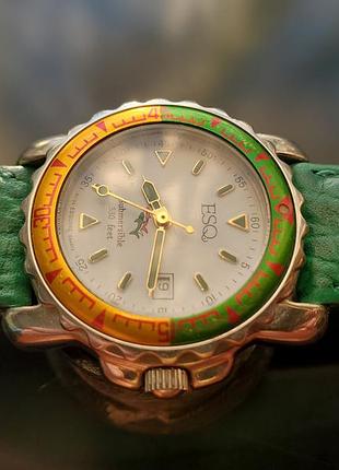 Esq movado submersible 330ft дайверские кварцевые женские часы