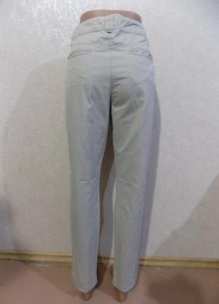 Брюки штаны джинсы скинни коттоновые бежевые фирменные s.oliver размер 462 фото
