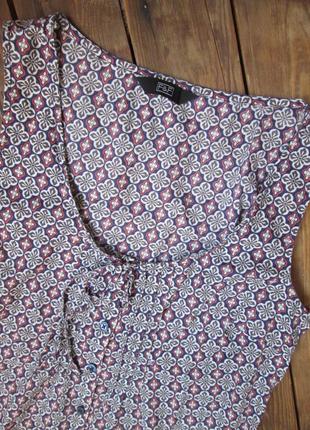Легкая летняя блуза на пуговичках f&f / размер 10-12/ состояние новой вещи1 фото