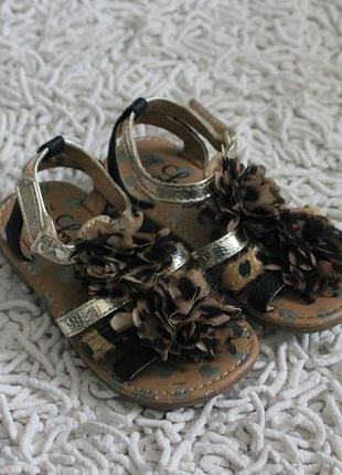 Босоножки сандалии для девочки george размер 7 на 24
