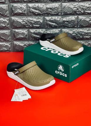 Мужские кроксы crocs шлёпанцы крокс5 фото