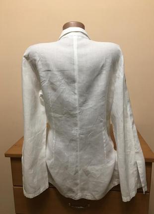 Шикарная льняная блуза promod *4 фото