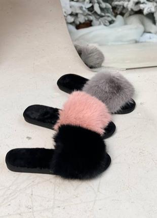 Домашние тапочки, 3 цвета в ассортименте, экомех